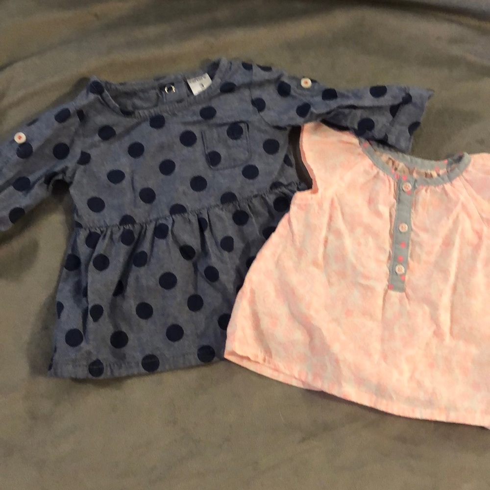 3for$10 kids items!paisley top&polka dots sweater
